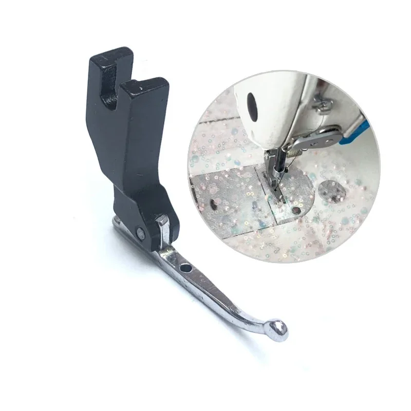 

2 PCS Bead Presser Foot Beading Foot for Industrail Single Needle Lockstitch Sewing Machine JACK SINGER BROTHER JUKI Acessories