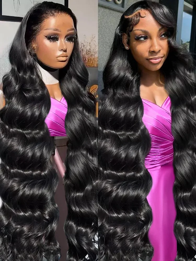 High 250% Density Hd Lace Frontal Wig 13x6 Frontal Human Hair Wig 40 46 Inch Body Wave Brazilian 13x4 Lace Front Wigs for Women