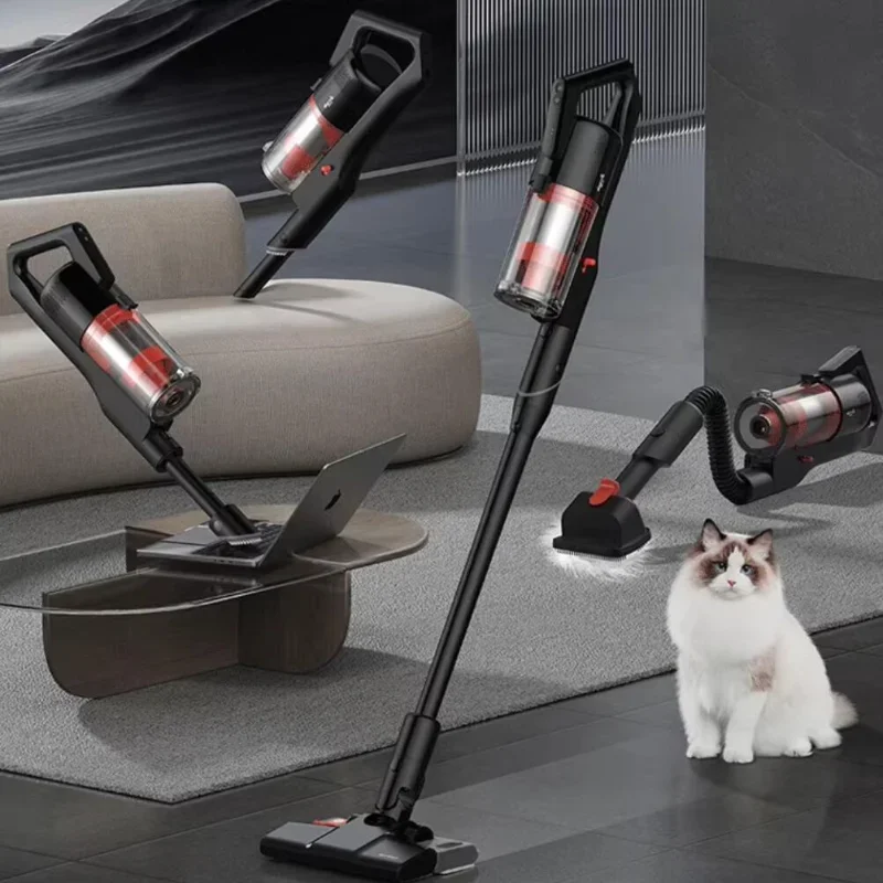 

Deerma T20Pro Wireless Vacuum Cleaner Household Large Suction Suction Drag One Handheld Cat Hair Carpet Vacuum 100-240V