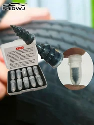 10pcs Universal Tire Repair Nail Self-Tapping Screw Plastic Nail Soft Rubber Screw Suitable For Motorcycle Tire Puncture Repair