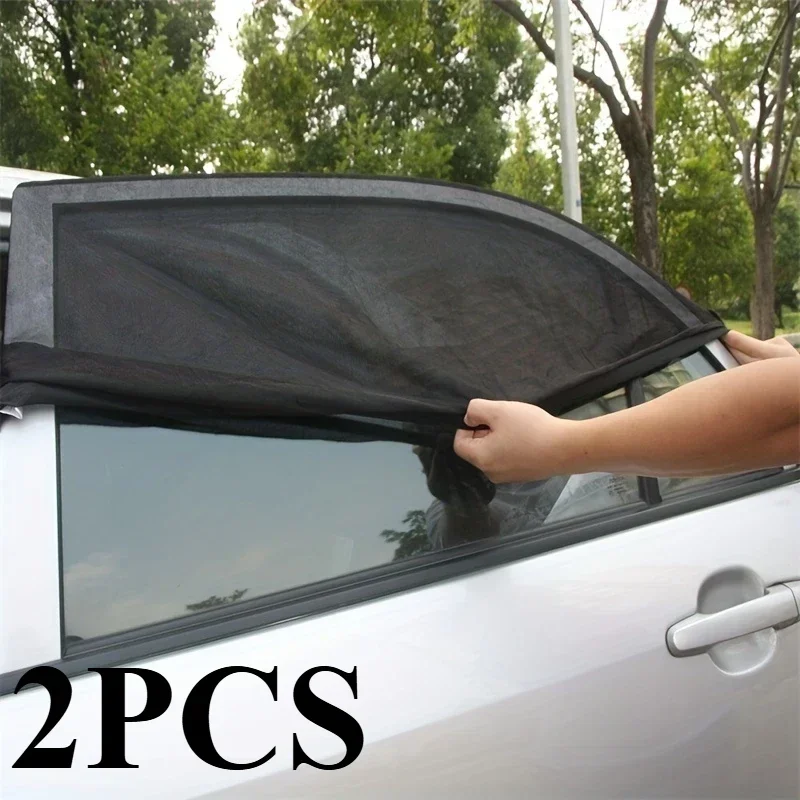 

Car mosquito screen for summer use, side window glass for insect proof and sun protection mesh cover inside the car