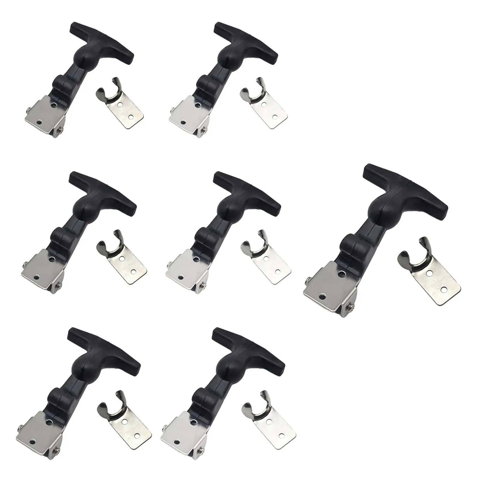 Auto Engine Cover Hasp Hood latches Catch Set for Engineering Machine Hood