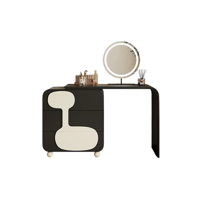 LMM Minimalist Master Bedroom Makeup Table Dresser Light Luxury Premium Sense
