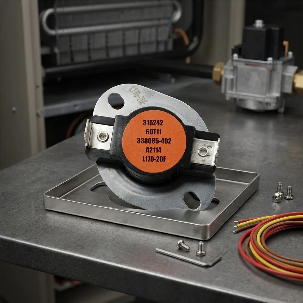 338096-702 Furnace Temperature Limit Switch Automatic ForReset Overheat Protection For Carrier For Bryant For Payne HVAC Heating