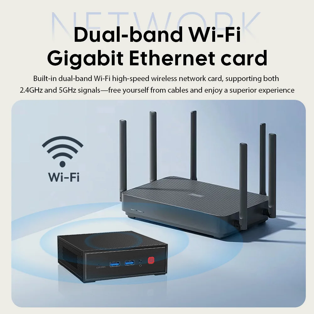 N2 Alder Lake N150 Twin Lake N150 Mini PC DDR4 16 GB 512 GB SSD Windows 11 Pro WiFi BT Computer desktop da ufficio