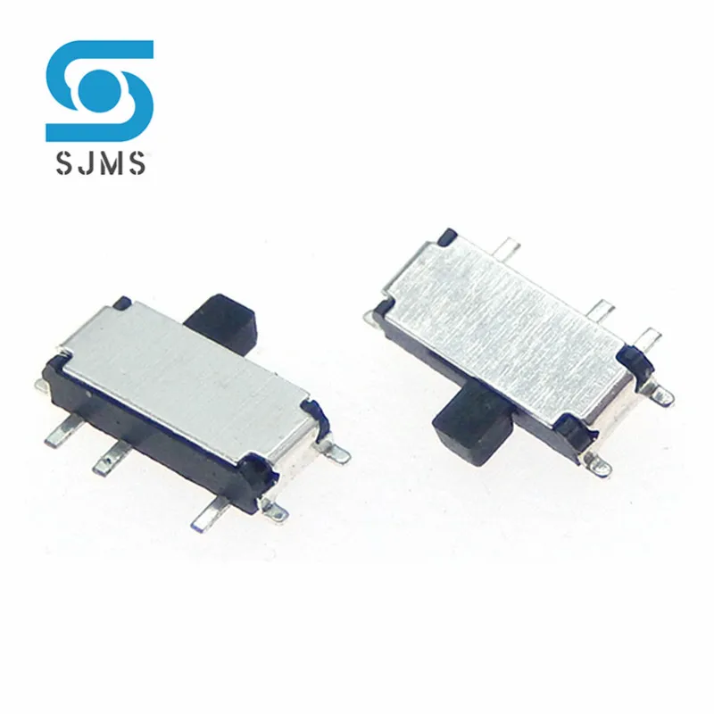 20PCS 7 Pin Mini Slide Switch On-OFF 2Position Micro Slide Toggle Switch 1P2T H=1.5MM Miniature Horizontal Slide Switch SMD SMT