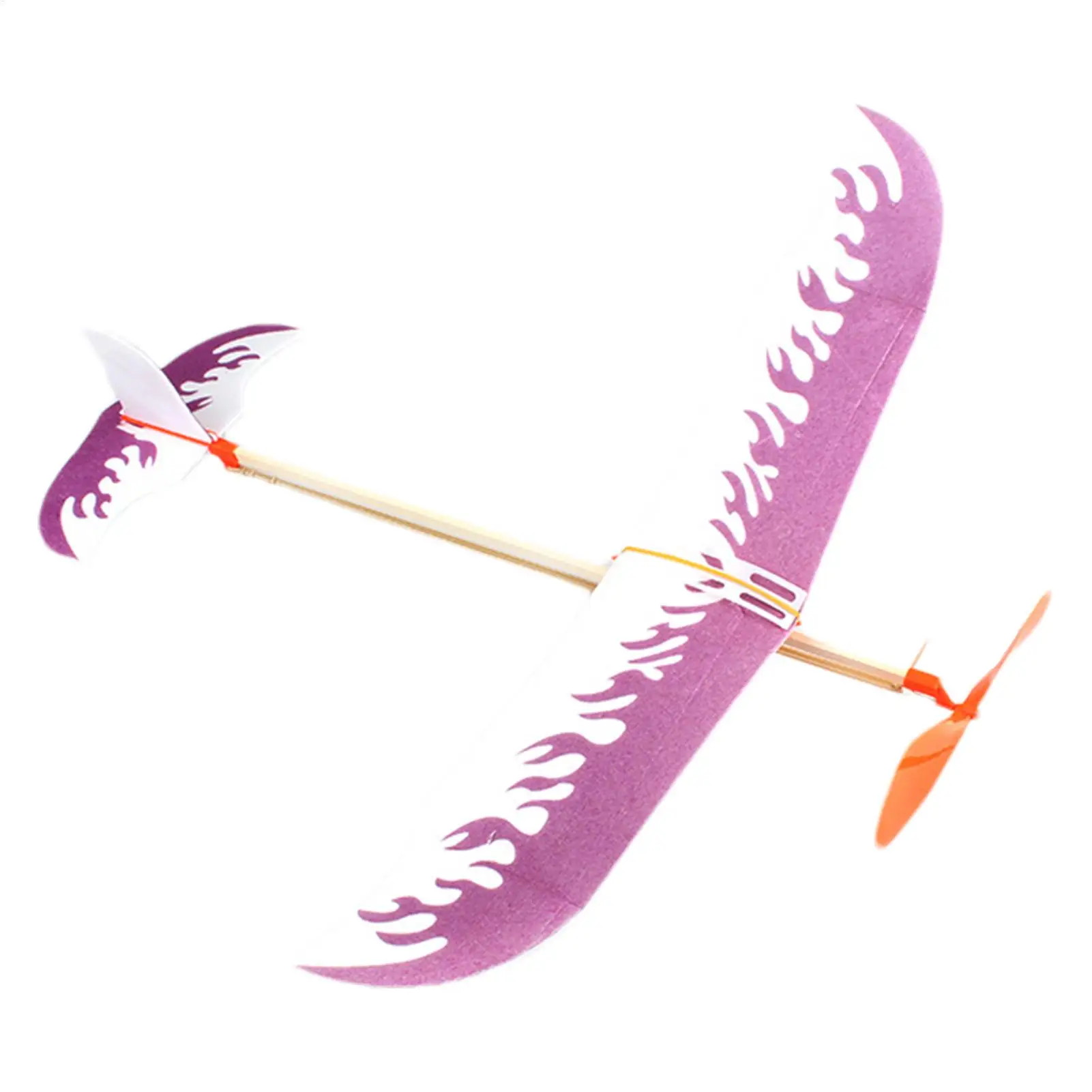 Rubber Band Powered Airplane Rubber Band Powered Airplane Glider Improve hands-on ability Toys for Outdoor sports children's toy