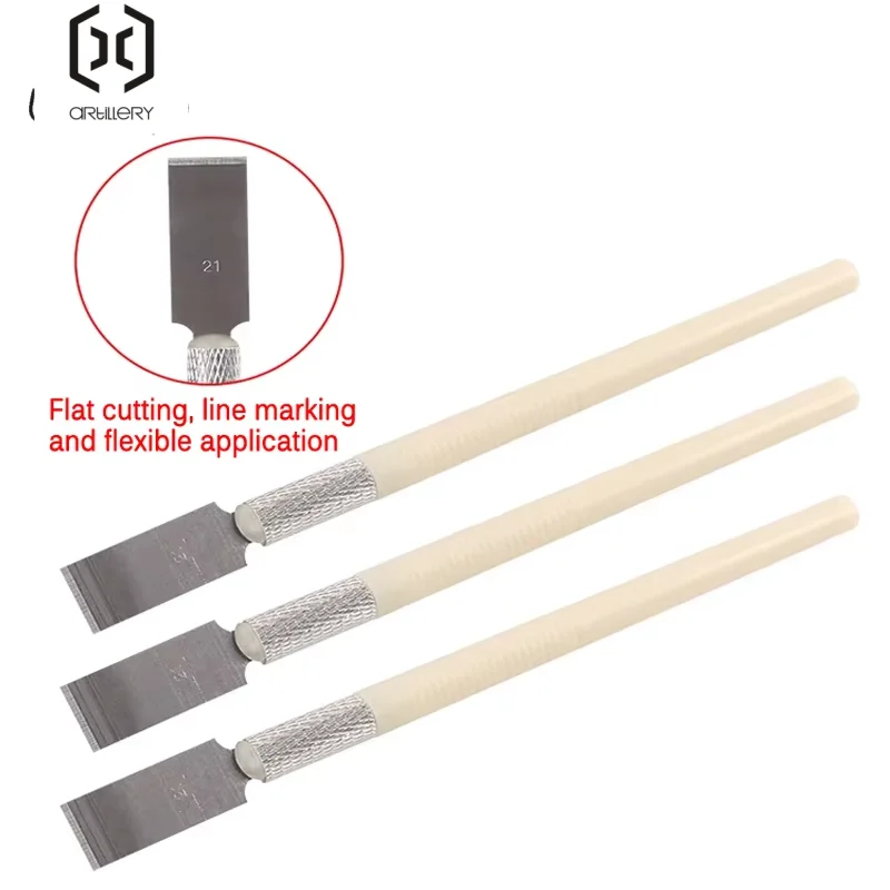 13 piece manual carving knife set, rubber stamp/Paper Cuttings/manual DIY universal replacement penknife set, including 3 plasti
