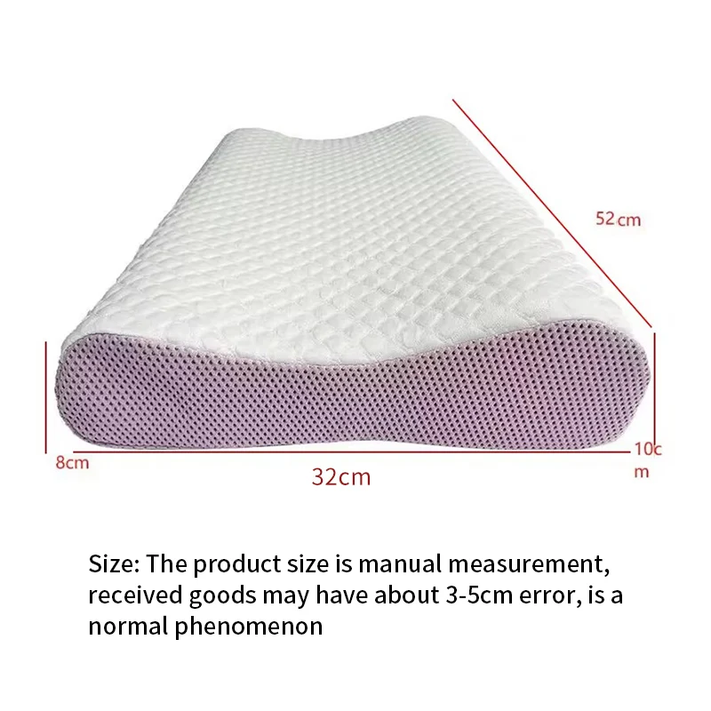 Pectin Pillow Breathable Air Layer TPE Pillow Washable with Water, Zero Pressure Cervical Neck Pillow Latex Adult Single Pillow