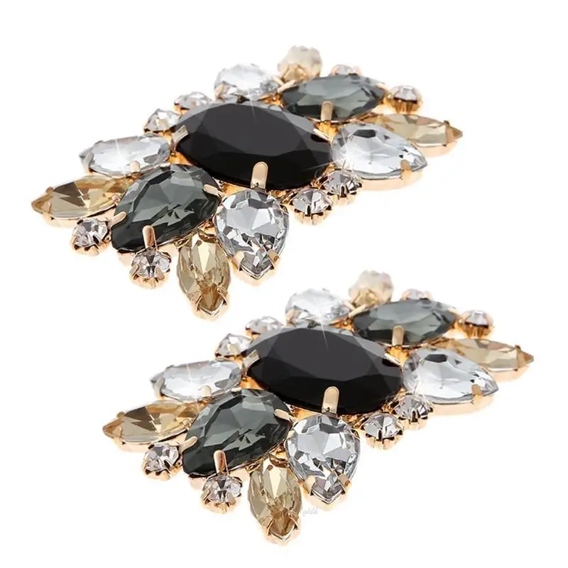 

X5xa 2pcs для страза Свадебные свадебные зажимы аксессуары