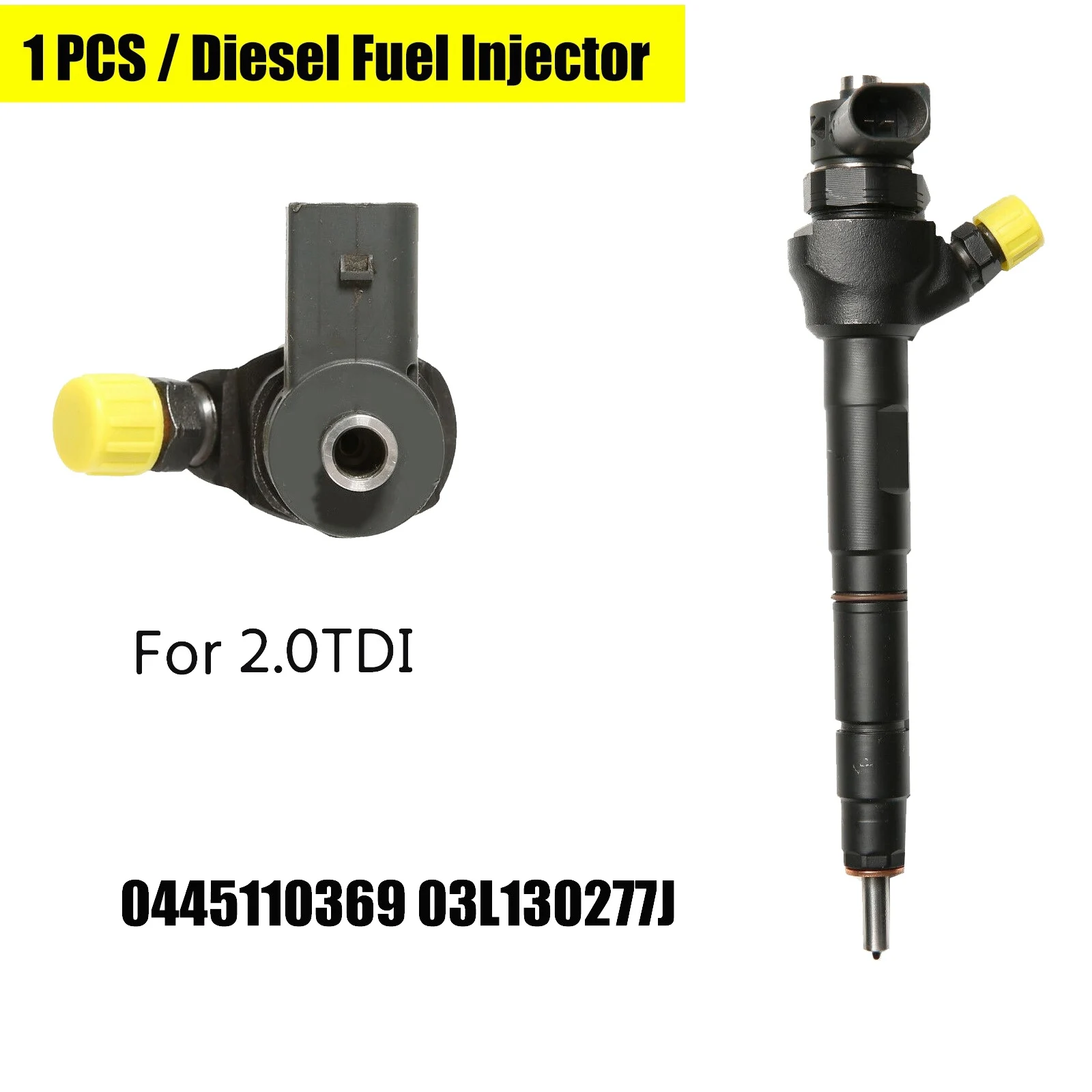 Diesel Fuel Injector Nozzle for BOSCH VW Audi A4 A6 Q5 Seat Skoda 2.0 TDI 0445110646 0445110369 03L130277J