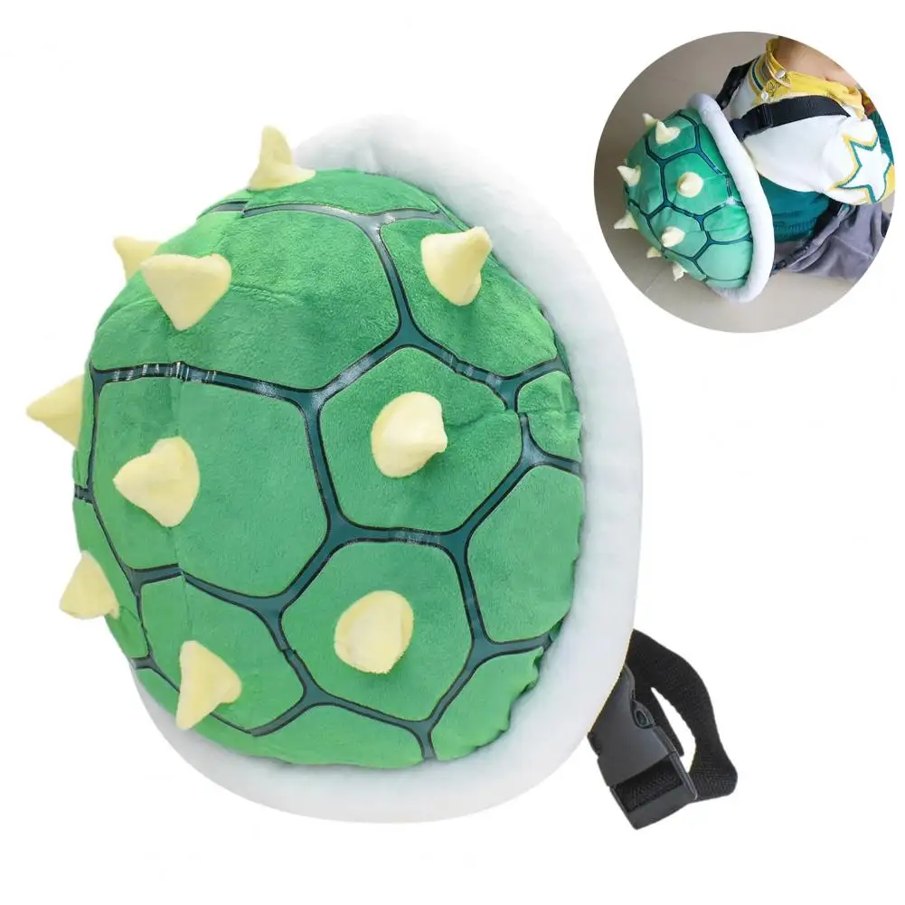 Turtle-inspired Kids' Travel Bag Cute Cartoon Turtle Shell Backpack Practical Kids Accessories with Lovely Snacks Toys Bag Green