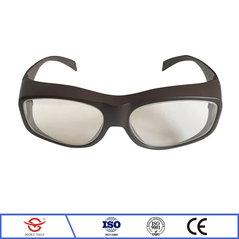 Radiological protection 0.5/0.75mmpb lead spectacles x-ray gamma ray protective lightweight all-round protective lead glasses