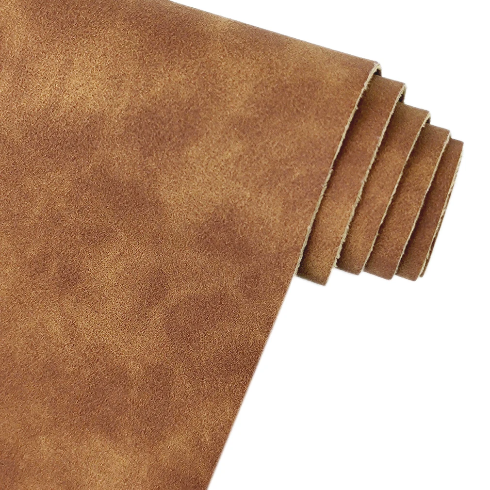 Soft imitation suede fabric 30x135cm Roll, Faux synthetic Leather Fabric for Upholstery Interior Car sewing projects DIY Craft