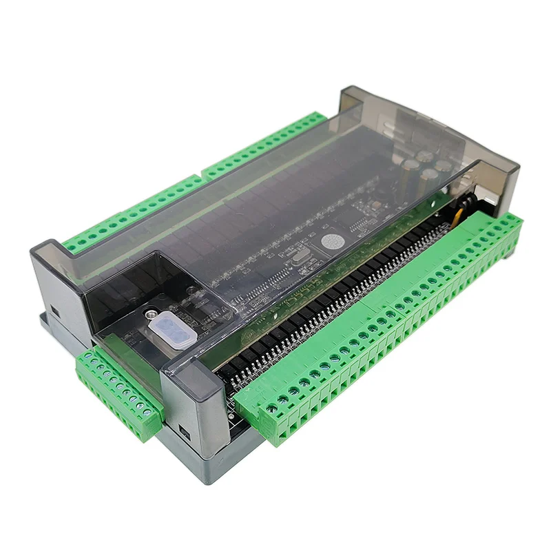 FX3U-48MR 48MT 24 Input Output With RS232 RS485 38400bps Relay Transistor PLC Programmable Logic Controller Eletronic Components