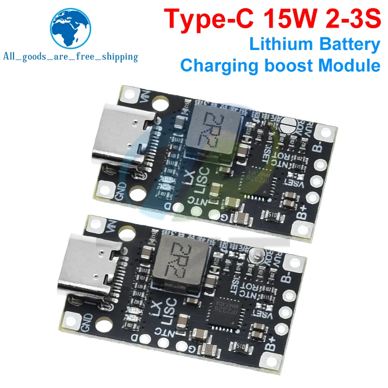 

Тип-C USB 2/3S BMS 15 Вт 8,4 в 12,6 в а литиевый аккумулятор зарядный модуль с повышением с сбалансированной поддержкой быстрой зарядки с индикатором