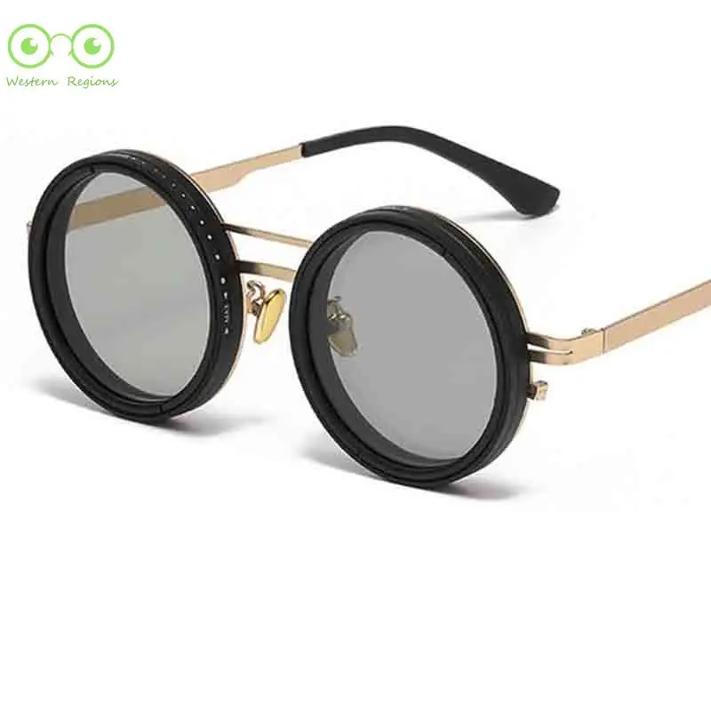 새로운 ND9 단계 편광 된 태양 보호 남성과 여성 선글라스 조정 가능한 빛 뜨거운 UV40 야외 낚시 선글라스 남자