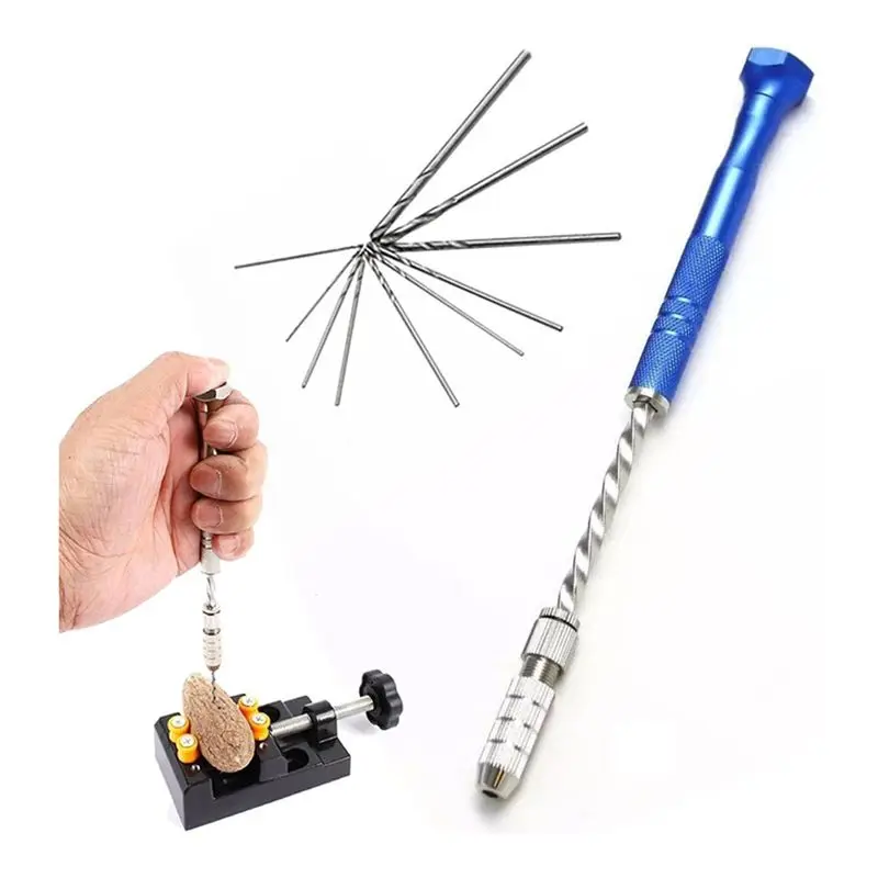 

Desired-Pin Vise Hand Drills Bits Set