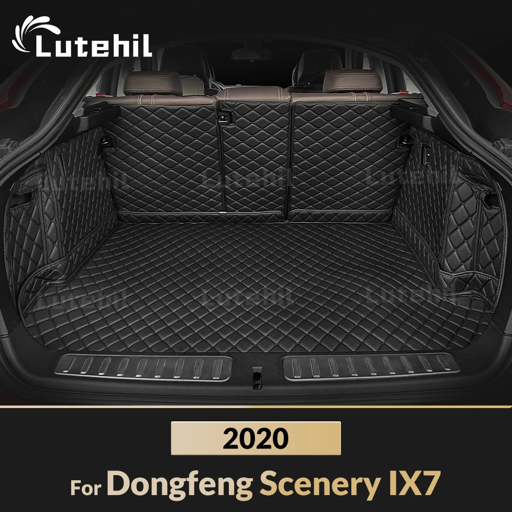 For Dongfeng Scenery IX7 2020 Auto Full Coverage Trunk Mat Lutehil Car Boot Cover Pad Cargo Liner Interior Accessories