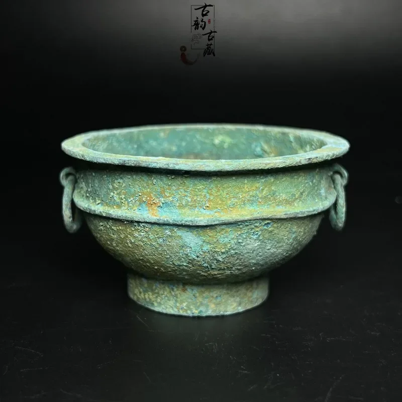 Exquisite Antique Bronze Can-Elegant Home Decoration Craft,Adds Vintage Charm,Suitable for Living Room, Study & Display Spaces