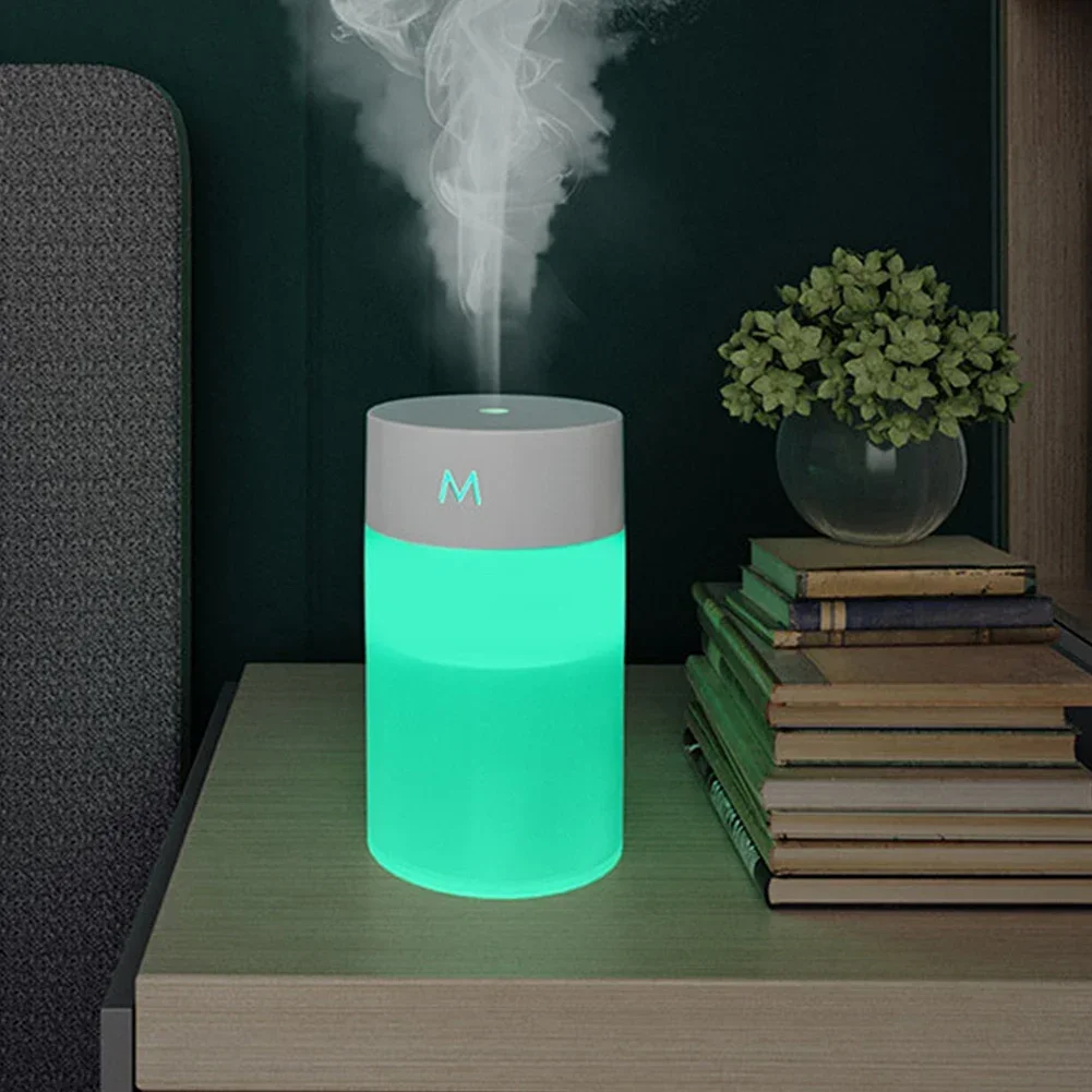 แบบพกพา Air Humidifier อัลตราโซนิก 260ML Mini Car Humidifier Aromatherapy Diffuser Sprayer USB Essential Oil Atomizer โคมไฟ LED
