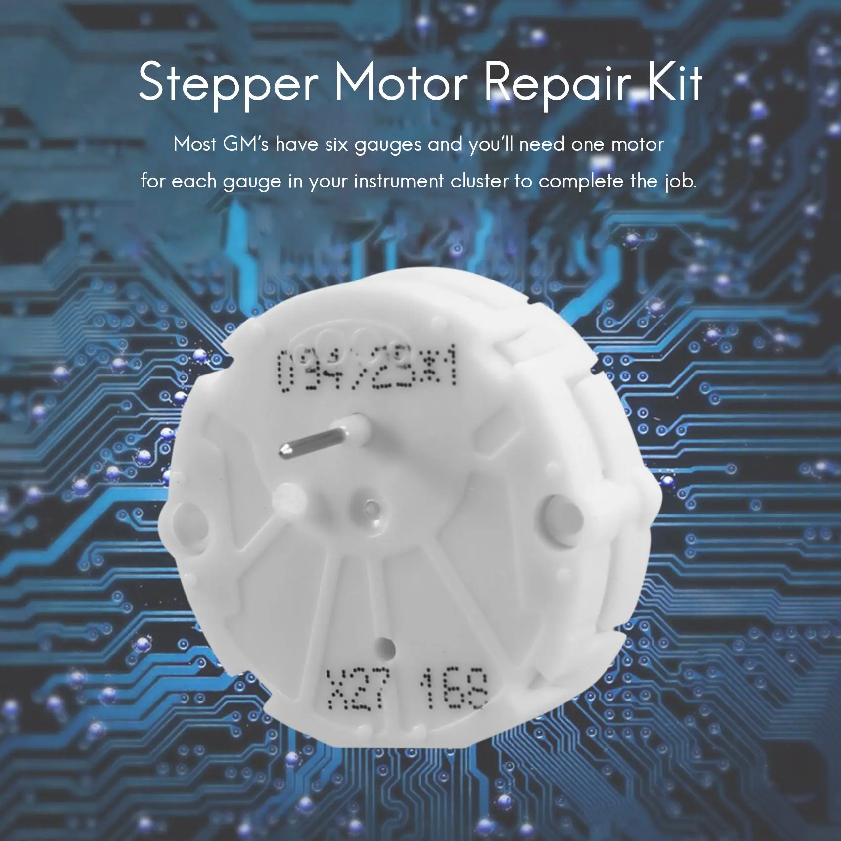 GM Stepper Motor Repair Kit, se adapta a todos 03-06 Chevy Silverados, Tahoe, Yukons, Suburbans, X27 168, 6 Motor Kit e 10PCs Lâmpadas