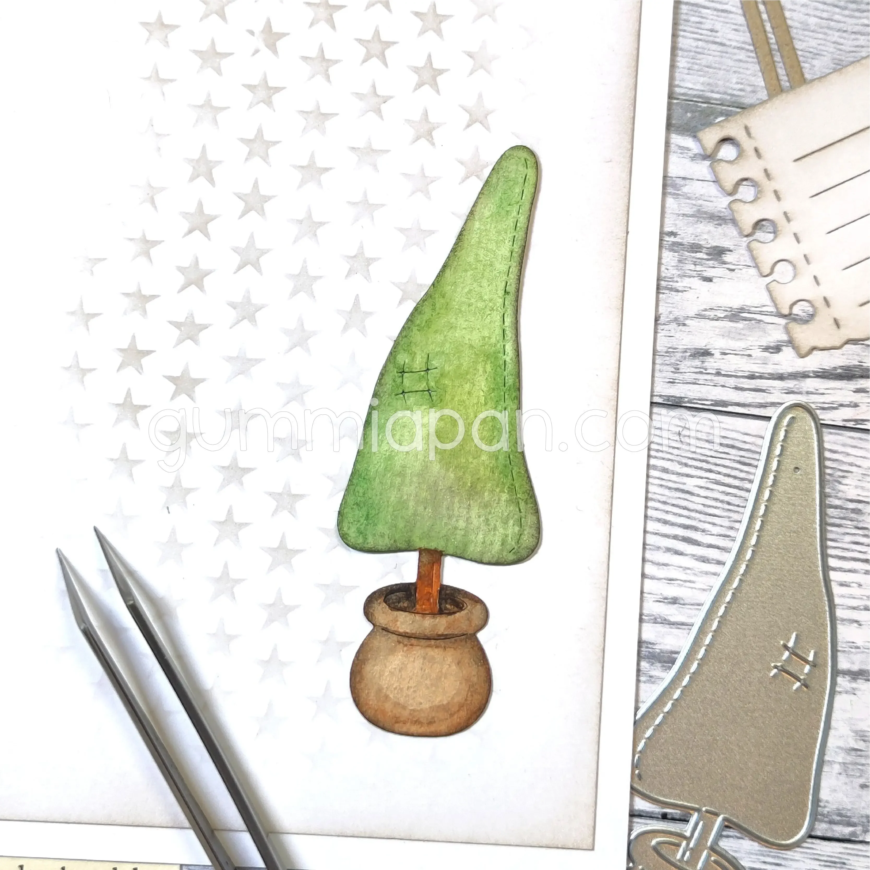 

2024 New Christmas Tree Cutting Dies DIY Scrapbook Craft Decoration Embossing Template Supplies Greeting Card Handmade