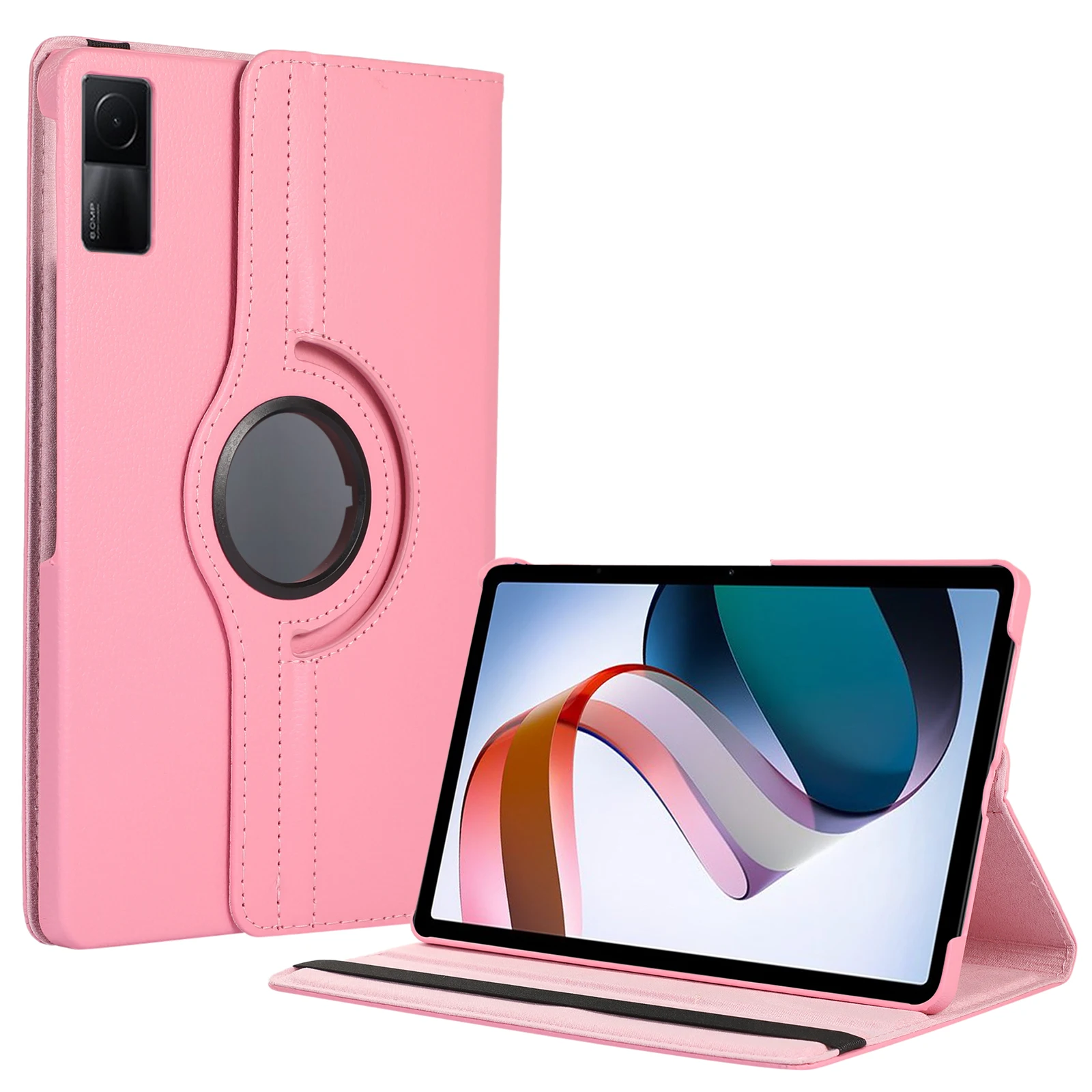 PUTPDB 360 Grad drehbare Hülle für Xiaomi RedMi Pad SE 11"8,7"10,61"12,1 PU-Leder Tablet-Abdeckung Mipad 5 6 11 6S Pro 12,4 Ständerhalter 4