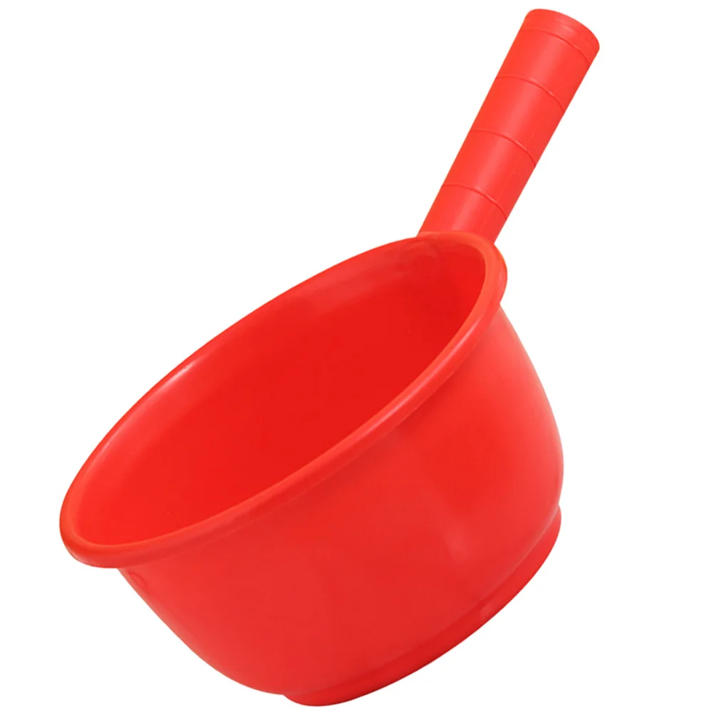 

Water Ladle Reusable Plastic Kitchen Scoop Ergonomic Non-Slip Design for Washing Vegetables Fruit Practical Household