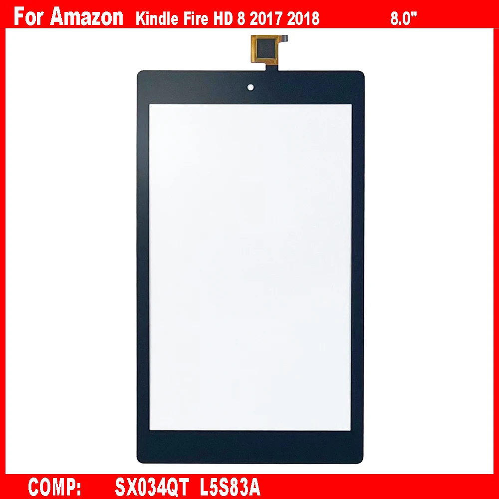 

AAA для Amazon Kindle Fire HD 8 2017 2018 7-го 8-го поколения 8,0 "SX034QT L5S83A сенсорный экран + OCA ЖК-дисплей