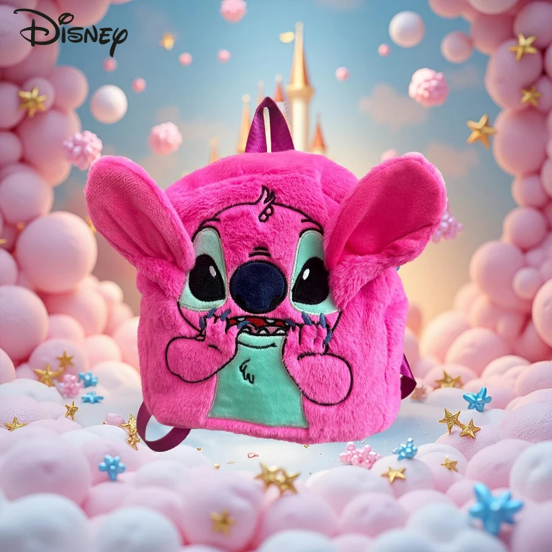 

Stitch New Women's Plush Backpack Fashion High Quality Outdoor Storage Backpack Cartoon Versatile Multi Functional Doll Bag