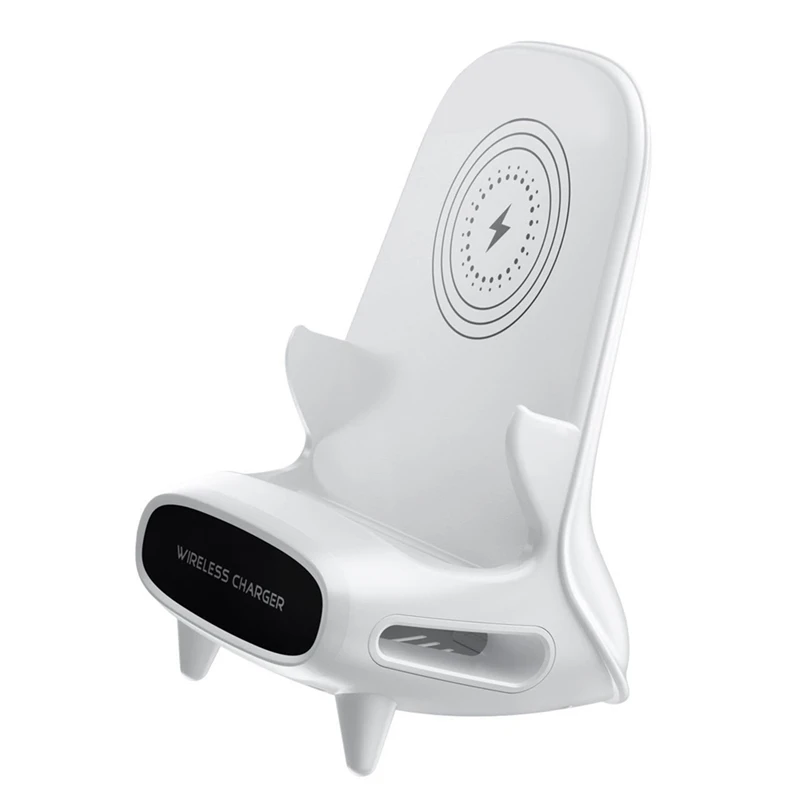 

Wireless Charger Mini Chair Sound Desk Mobile Phone Holder 10W Fast Charge Wireless Charger Office Desk Stand