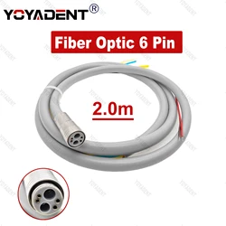 Dental Silicone Hose Tubing Fiber Optic 6 Hole With Fitting For Air turbine motor/handpiece Dental Chair Accessories