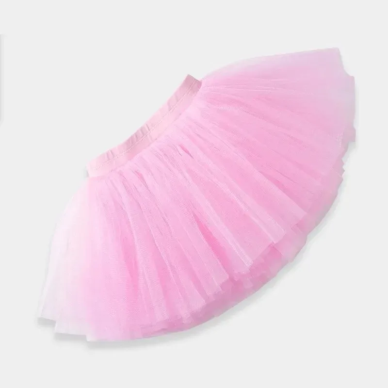Baby Girls Tutu Fluffy Skirt Toddler Princess Ballet Dance Tulle Mesh Skirt for Daily Training Exam Gymnastics Performance Dress - view 5