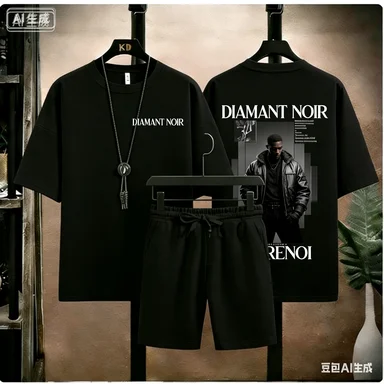 

Набор худи из коллекции "Diane Tan Black" с участием рэпера Верено, состоящий из двух предметов для мужчин и женщин.