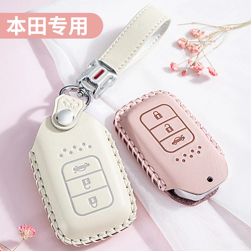 

Key Case Key Fob Cover for Honda (Fit CRV, Civic, Accord, XRV, Breeze, Lingpai, Inspire, Crown) - Premium Anti-Scratch