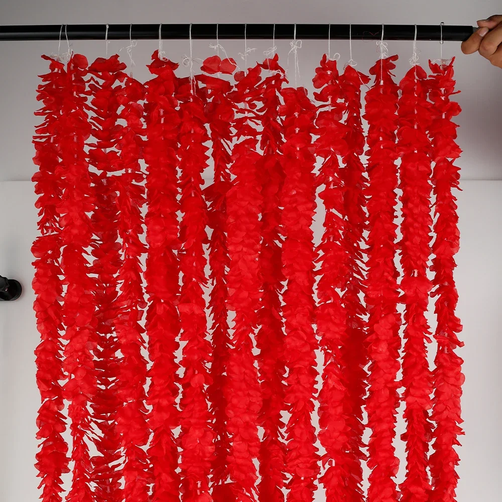 20/40 Stücke Künstliche Glyzinien Blumen Hängende Girlande Rebe Rattan Gefälschte Blume String Seidenblumen Hausgarten Hochzeitsdekoration – Detail 7