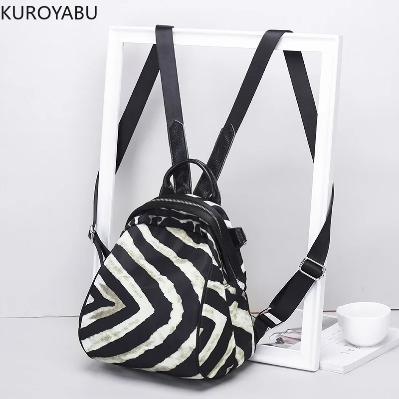 

Fashion Zebra Print Women's Backpacks Casual Y2k Bags for Teen Girls Knapsack School Backpack for College Students Mochila Mujer