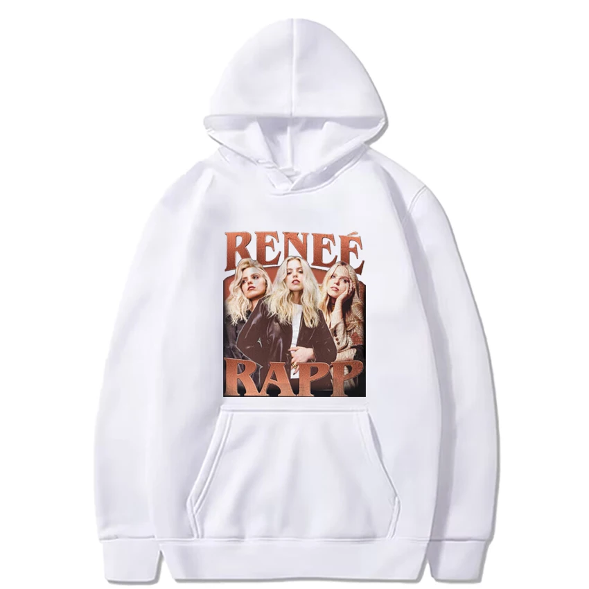 Толстовка Renee Rapp Music Merch, толстовка унисекс с изображением Snow Angel Renee Album 90-х годов 2024, горячая распродажа, мужской и женский