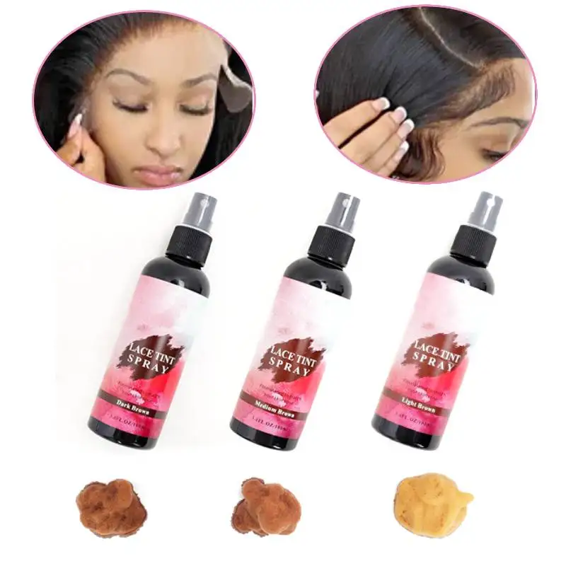 

Lace Tint Spray For Lace Front Wig 100ML Lace Spray Dyed Mousse Cosplay Wig Dye Mist Wig Accessories