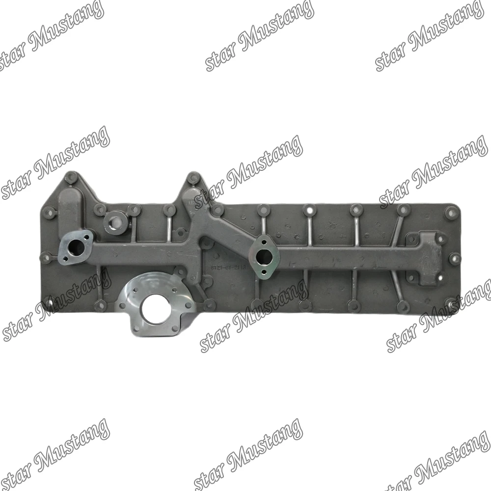 6D155 Oil Cooler Cover 6127-61-2113 Suitable For Komatsu Engine Parts