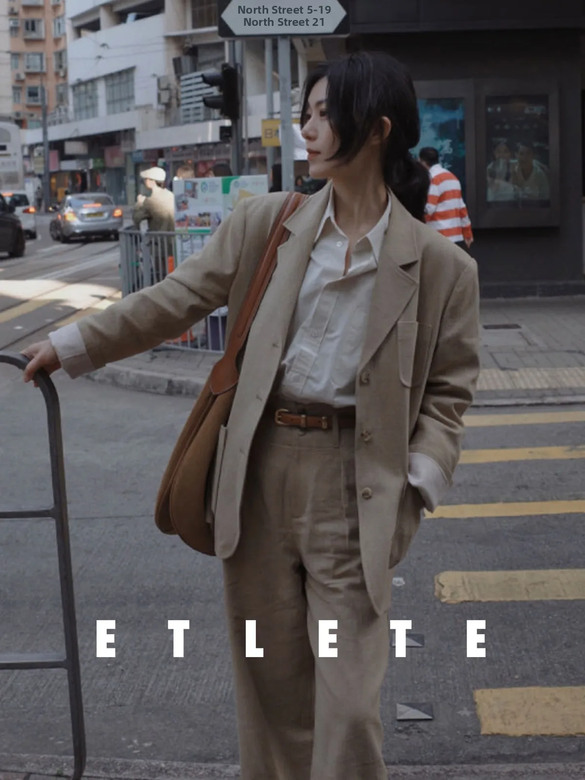 

Женский льняной жакет ETLETE для повседневной носки, приталенный, цвета хаки, с длинными рукавами, на одной пуговице, однотонный, модный