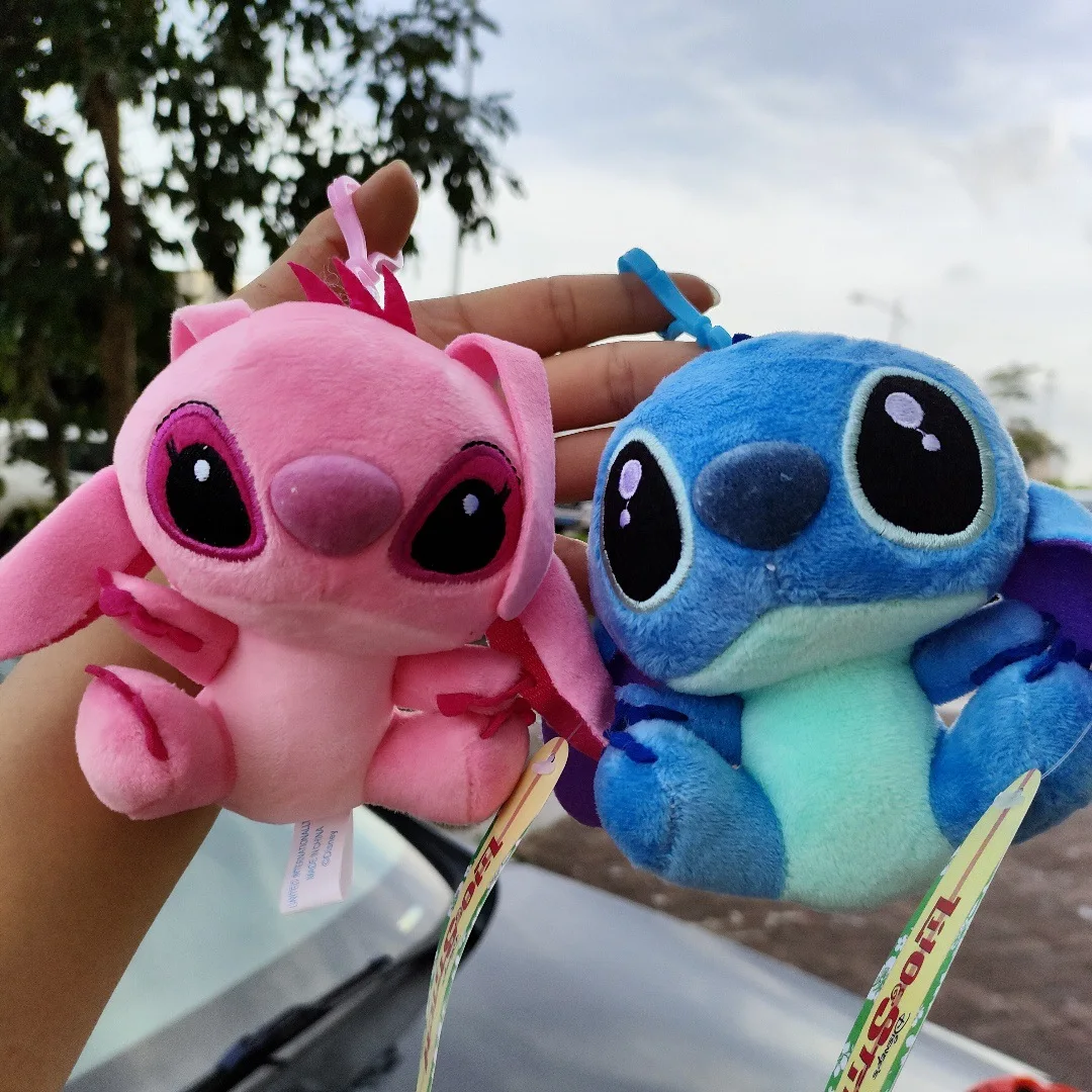 

10pcs/lot Disney Lilo & Stitch Stuffed Plush Doll Plush Keychain Doll Kawaii Toy Birthday Girls Doll Toy Pendant for Gifts