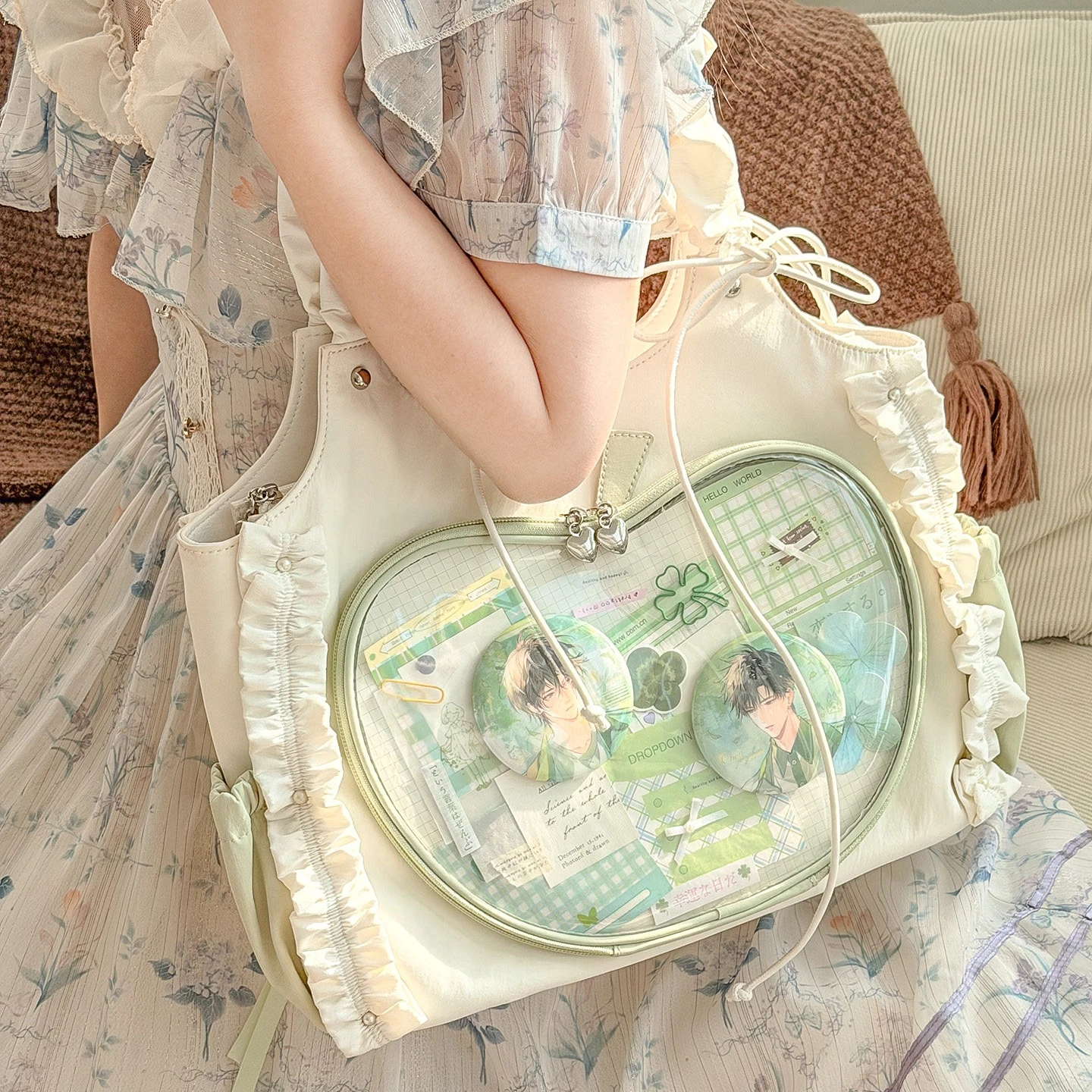 Original Large Capacity Itabag - Anime Merchandise Women recension och pris