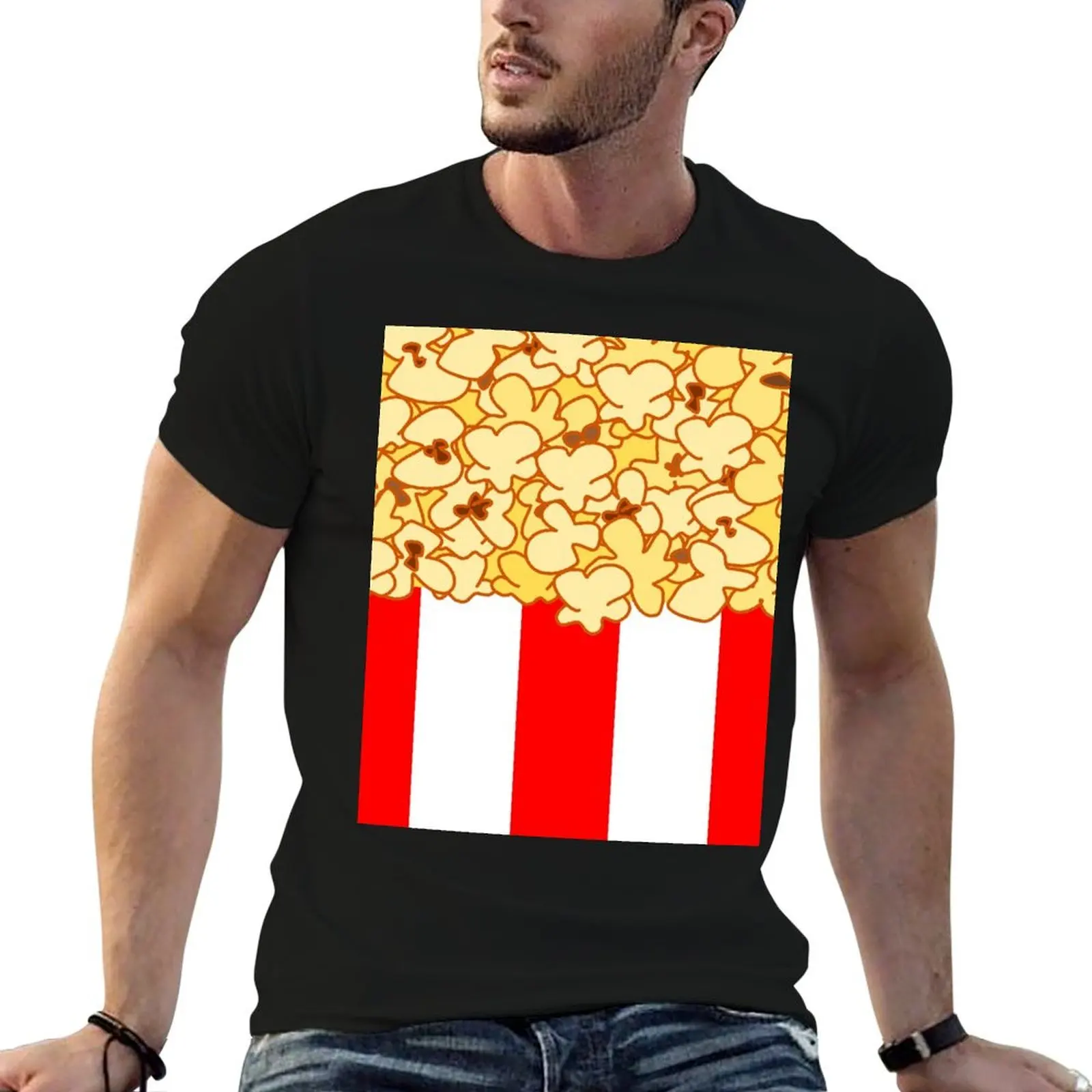 

Popcorn T-Shirt sweat funny gifts Men's t shirts
