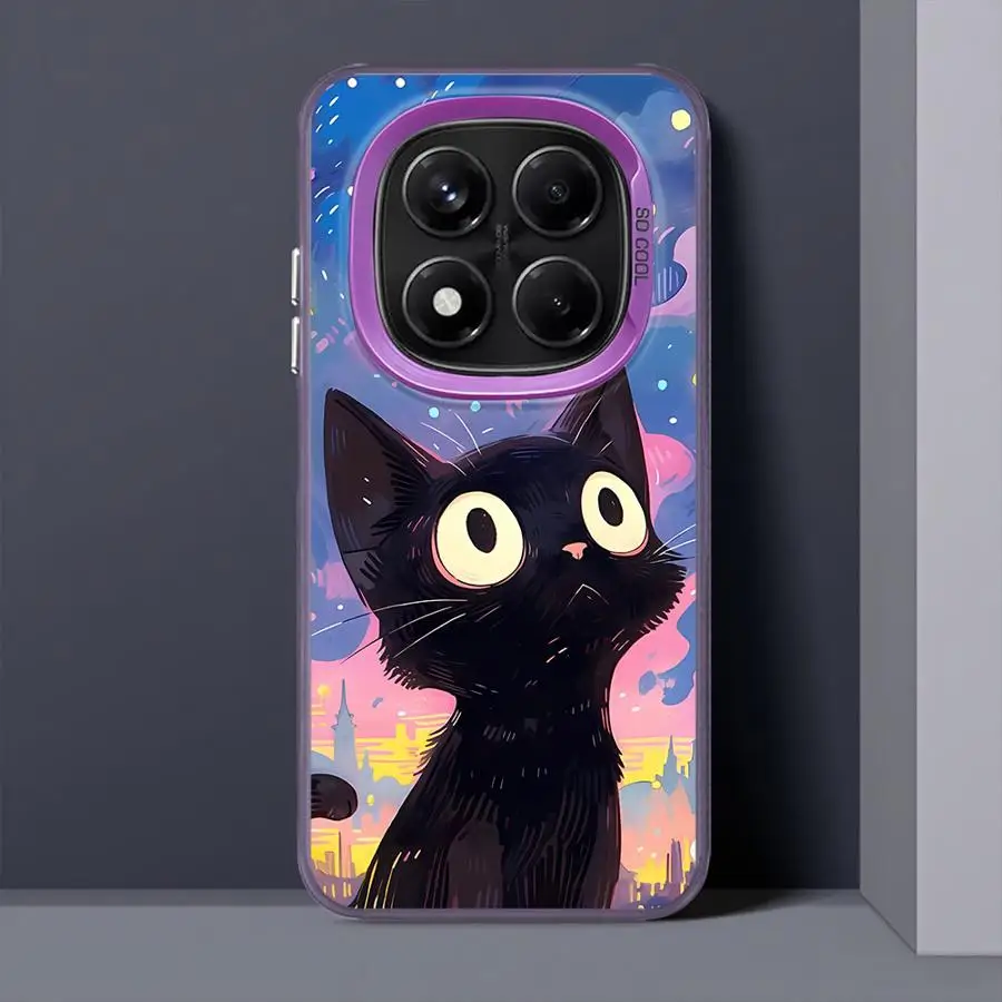 Чехол для телефона Van Gogh Art Cat для Xiaomi Redmi Note 10s 10 11 Pro 11s 12 13 14 Pro Plus, мягкий чехол