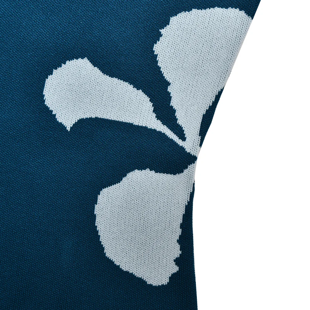 Kamisol Rajut Jacquard Bunga Gaun Mini Bodycon Pakaian Liburan Musim Panas Punggung Terbuka Tali Spaghetti Leher Rendah Wanita Pakaian Pantai