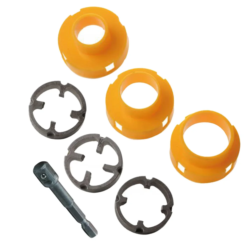 1 Set PVC Pipe Threader Kit With /2In 3/4 In Inch Dies Pipe Threader Pipe Round Die For PVC Plastic Pipes