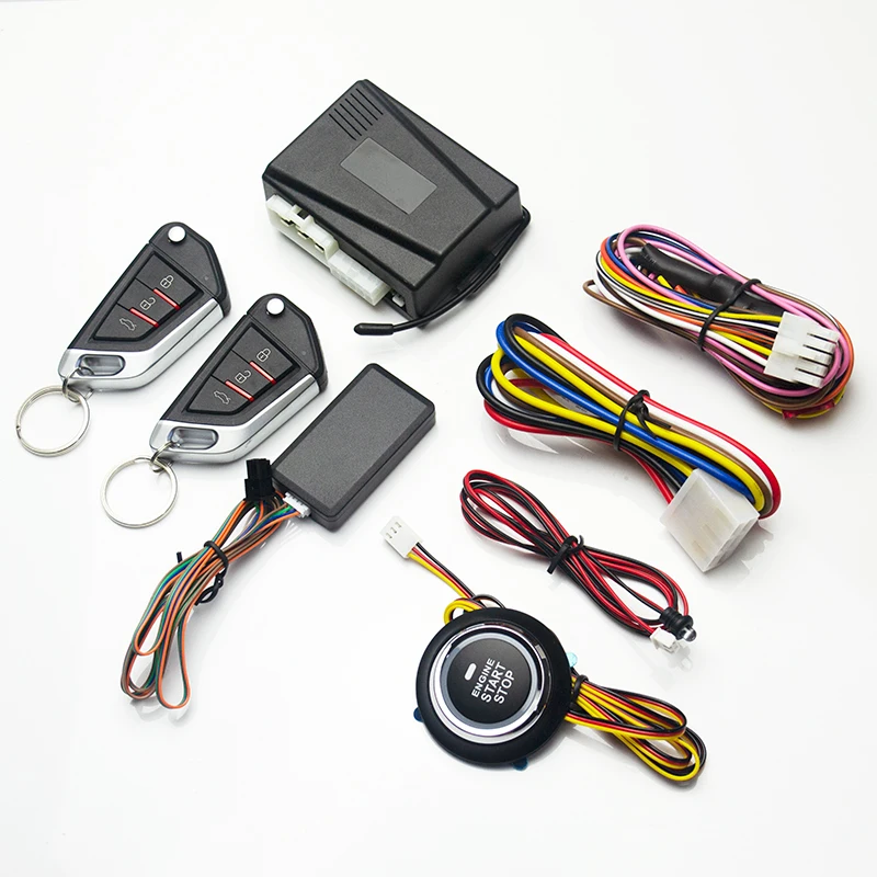 Mobile Phone Remote Control Start Car Autostart Engine One Button Start Stop System Automatic Engine Starter Central Locking