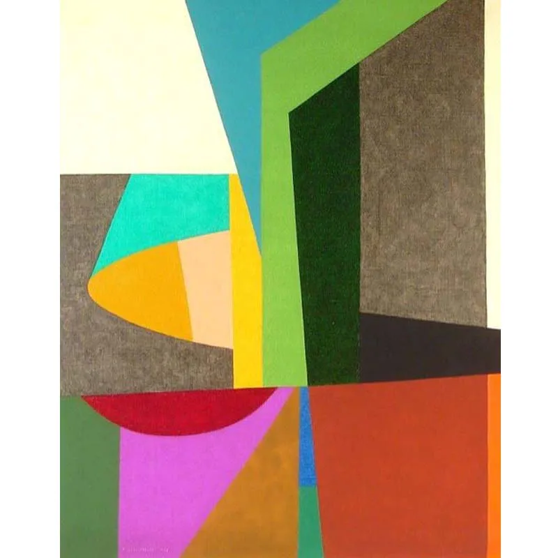 

Frederick Hammersley oil painting reproduction,Hand-painted abstract oil painting on canvas,Home decorative picture,Wall art